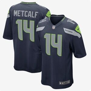 Nike Seattle Seahawks DK Metcalf #14 NFL On Field Game Home Jersey Men's XL NWT